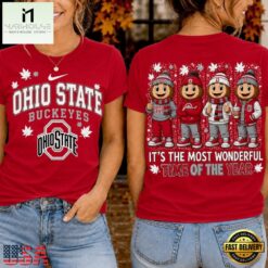 Ohio State Buckeyes 2026 NCAA Autumn Festive Cheer T Shirt , NCAA College 3D Shirt Ohio State Buckeyes 2026 Ncaa Autumn Festive Cheer T Shirt