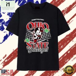 Ohio State Buckeyes Women’s Volleyball mascot 2026 T Shirt , Stylish 2D Graphic Shirt Ohio State Buckeyes Women S Volleyball Mascot 2026 T Shirt