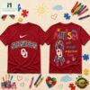 Oklahoma Sooners NCAA Autism Awareness Puzzle Ribbon T Shirt , NCAA College 3D Shirt Oklahoma Sooners Ncaa Autism Awareness Puzzle Ribbon T Shirt