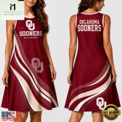 Oklahoma Sooners NCAA Team Pride Women's Sleeveless Dress, NCAA Women Team Dress Oklahoma Sooners Ncaa Team Pride Women S Sleeveless Dress
