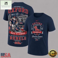 Ole Miss Rebels 2026 NCAA Back To Campus 3D Shirt , NCAA College 3D Shirt Ole Miss Rebels 2026 Ncaa Back TO Campus 3D Shirt