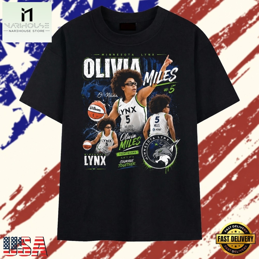 Olivia Miles #5 Minnesota Lynx Point Guard WNBA Graphic 2026 T Shirt , Stylish 2D Graphic Shirt Olivia Miles #5 Minnesota Lynx Point Guard WNBA Graphic 2026 T Shirt , Stylish 2D Graphic Shirt