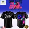Omar Courtz Por Si Manana No Estoy Tour 2026 Black Baseball Jersey, Concert Baseball Jersey Omar Courtz Por SI Manana NO Estoy Tour 2026 Black Baseball Jersey