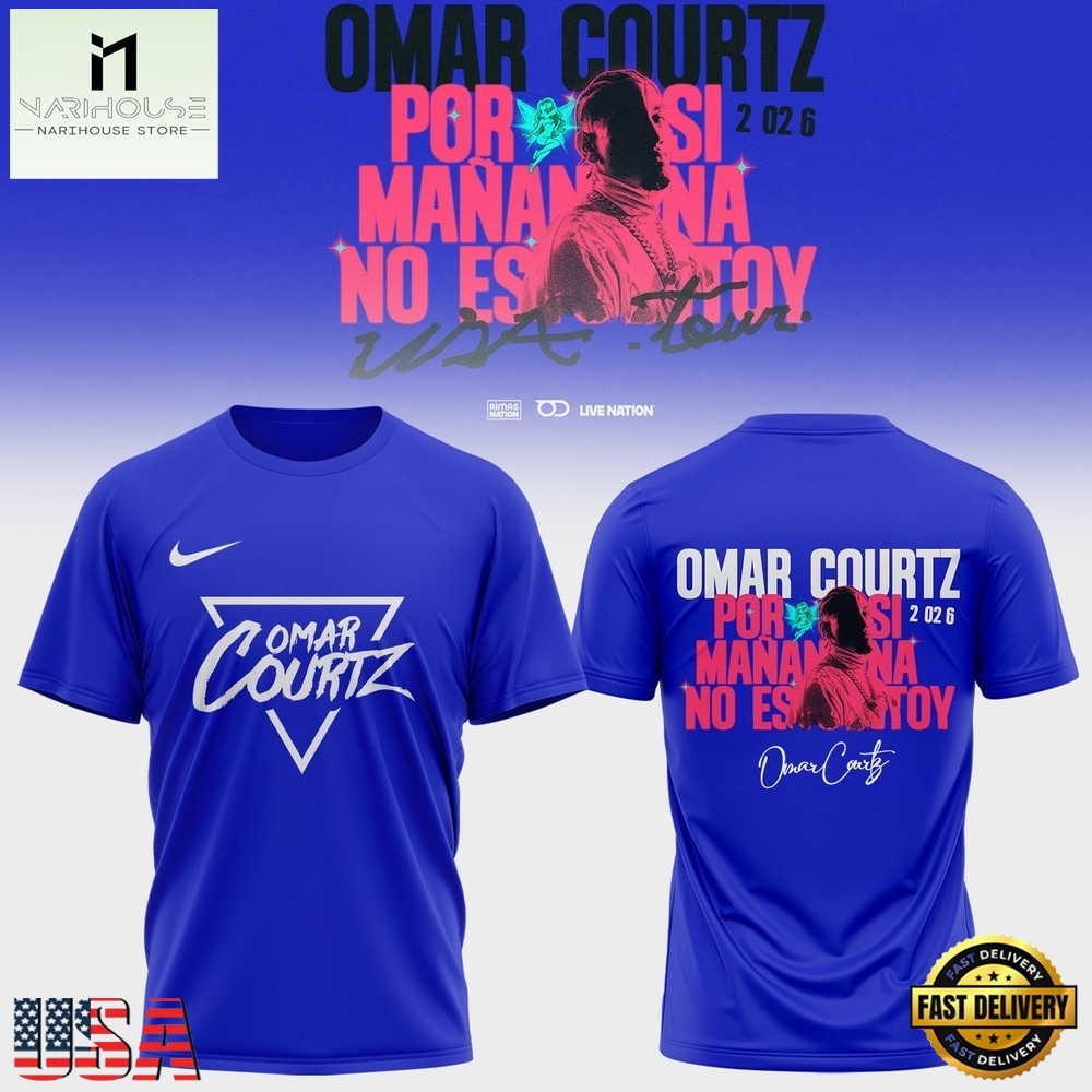 Omar Courtz Por Si Manana No Estoy Tour Signature 2026 3D Shirt, Popular 3D Music Tee Omar Courtz Por Si Manana No Estoy Tour Signature 2026 3D Shirt, Popular 3D Music Tee