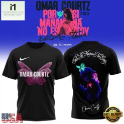 Omar Courtz Por Si Manana No Estoy Tour Signature T Shirt, Popular 3D Music Tee Omar Courtz Por SI Manana NO Estoy Tour Signature T Shirt