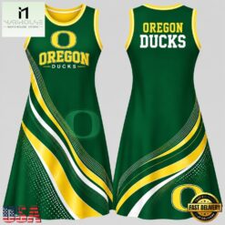 Oregon Ducks NCAA Team Pride Women's Sleeveless Dress, NCAA Women Team Dress Oregon Ducks Ncaa Team Pride Women S Sleeveless Dress