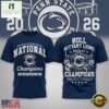Penn State Nittany Lions NCAA Road to Glory 2026 Football Champions 3D Shirt , NCAA College 3D Shirt Penn State Nittany Lions Ncaa Road TO Glory 2026 Football Champions 3D Shirt