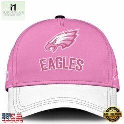 Philadelphia Eagles 2026 x Breast Health Awareness Night Limited Edition Cap, Trending Cap Style Philadelphia Eagles 2026 X Breast Health Awareness Night Limited Edition Cap