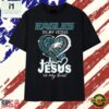 Philadelphia Eagles In My Veins Jesus In My Heart Football Fan T Shirt, Stylish 2D Graphic Shirt Philadelphia Eagles IN MY Veins Jesus IN MY Heart Football Fan T Shirt