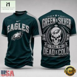 Philadelphia Eagles NFL Till I’m Dead Forever Skull Fan Pride 3D Shirt, NFL Sporty Shirt Philadelphia Eagles Nfl Till I M Dead Forever Skull Fan Pride 3D Shirt