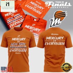 Phoenix Mercury vs Everybody Special Edition 2026 T Shirt, Hot 3D Shirt Trend Phoenix Mercury VS Everybody Special Edition 2026 T Shirt