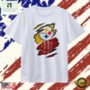 Pittsburgh Steelers and Indiana Hoosiers ripped skin T Shirt, Stylish 2D Graphic Shirt Pittsburgh Steelers And Indiana Hoosiers Ripped Skin T Shirt