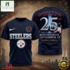 Pittsburgh Steelers NFL Honoring 25 Years Remembering September 11 T Shirt, NFL Sporty Shirt Pittsburgh Steelers Nfl Honoring 25 Years Remembering September 11 T Shirt