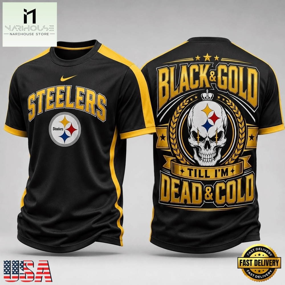 Pittsburgh Steelers NFL Till I’m Dead Forever Skull Fan Pride 3D Shirt, NFL Sporty Shirt Pittsburgh Steelers NFL Till I’m Dead Forever Skull Fan Pride 3D Shirt, NFL Sporty Shirt