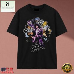 Prince Albums Wheel Graphic Signature Vintage Music T Shirt, Music Fan 2D Shirt Prince Albums Wheel Graphic Signature Vintage Music T Shirt