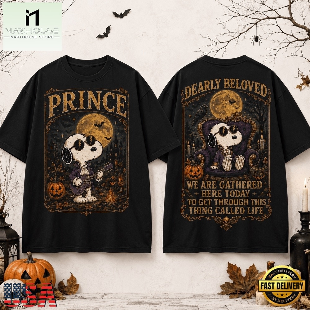 Prince x Snoopy Halloween Dearly Beloved, This Thing Called Life 3D Shirt , Popular 3D Music Tee Prince x Snoopy Halloween Dearly Beloved, This Thing Called Life 3D Shirt , Popular 3D Music Tee