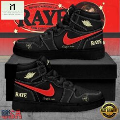 RAYE This Tour May Contain New Music Tour 2026 Custom Black Air Jordan 1 Shoes