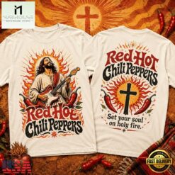 Red Hot Chili Peppers Set Your Soul on Holy Fire 3D Shirt, Popular 3D Music Tee Red Hot Chili Peppers Set Your Soul ON Holy Fire 3D Shirt
