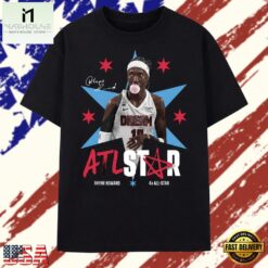 Rhyne Howard ATL Star Atlanta Dream 4x All Star Basketball 2026 T Shirt , Stylish 2D Graphic Shirt Rhyne Howard Atl Star Atlanta Dream 4X All Star Basketball 2026 T Shirt