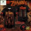 Rob Zombie Tour 2023 Personalized Baseball Jersey, Concert Baseball Jersey Rob Zombie Tour 2023 Personalized Baseball Jersey