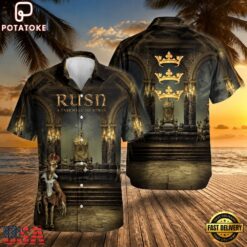 Rock Band Rush A Farewell To Kings Summer Aloha Hawaiian Shirt