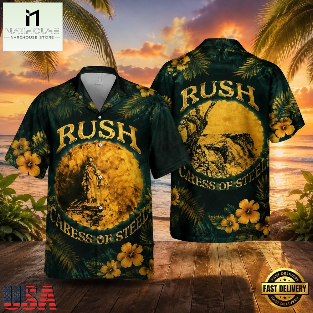 Rock Band Rush Caress Of Steel Summer Aloha Hawaiian Shirt Rock Band Rush Caress Of Steel Summer Aloha Hawaiian Shirt