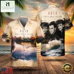 Rock Band Rush Grace Under Pressure Hawaiian Shirt