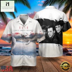 Rock Band Rush Grace Under Pressure Summer Aloha Hawaiian Shirt