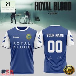 Royal Blood UK Tour 2026 Limited Edition Signature Custom 3D Shirt, Popular 3D Music Tee Royal Blood UK Tour 2026 Limited Edition Signature Custom 3D Shirt