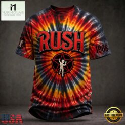 Rush 1968 Tie Dye T Shirt Classic Rock Band Music Legend Shirt , Music Fans 3D T Shirt Rush 1968 Tie Dye T Shirt Classic Rock Band Music Legend Shirt
