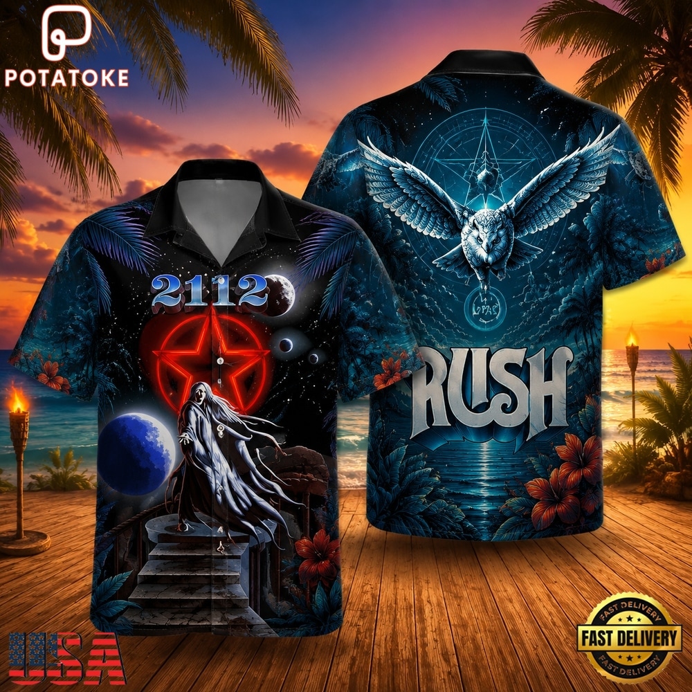 Rush 2112 Starman Hawaiian Shirt Rush 2112 Starman Hawaiian Shirt