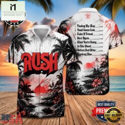 Rush Album Tracklist Hawaiian Shirt