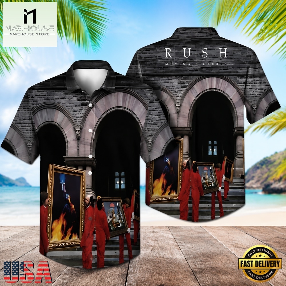 Rush Band Moving Pictures Hawaiian Shirt Rush Band Moving Pictures Hawaiian Shirt
