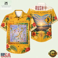 Rush Band Snakes Arrows Album Hawaiian Shirt
