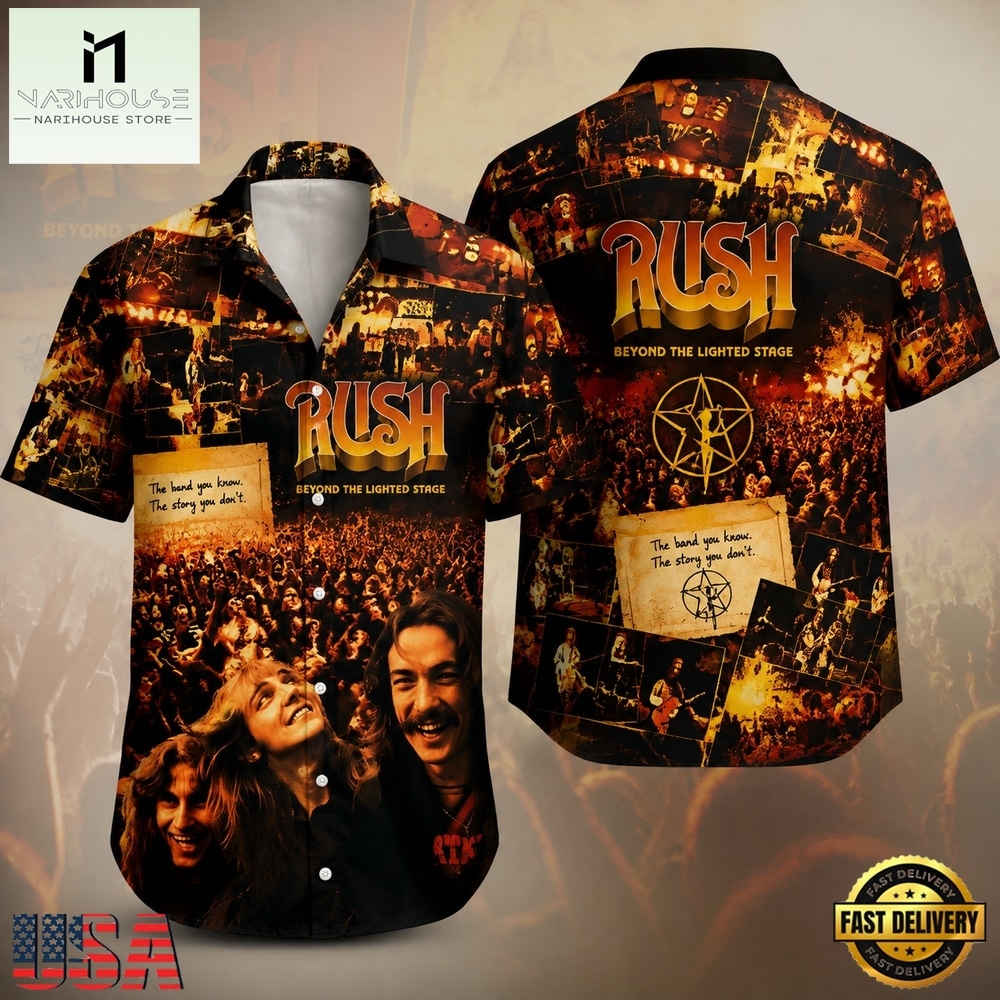 Rush Beyond the Lighted Stage Hawaiian Shirt Rush Beyond the Lighted Stage Hawaiian Shirt