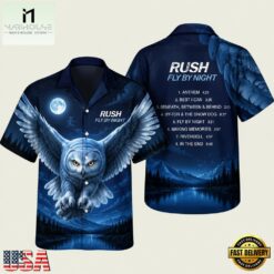 Rush Rock Band Fly By Night Hawaiian Shirt