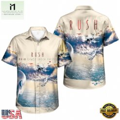 Rush Rock Band Grace Under Pressure Album Hawaiian Shirt
