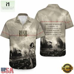 Rush Rock Band Permanent Waves Hawaiian Shirt