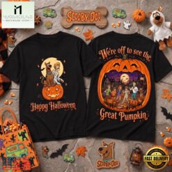 Scooby Doo Halloween Night Great Pumpkin T Shirt, Popular 3D Music Tee Scooby Doo Halloween Night Great Pumpkin T Shirt