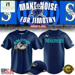 Seattle Mariners x Jimothy 2026 Limited Edition Baseball Jersey , Stylish Baseball Jersey Seattle Mariners X Jimothy 2026 Limited Edition Baseball Jersey