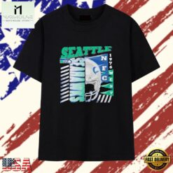 Seattle Seahawks NFC West 1976 logo T Shirt, Stylish 2D Graphic Shirt Seattle Seahawks Nfc West 1976 Logo T Shirt