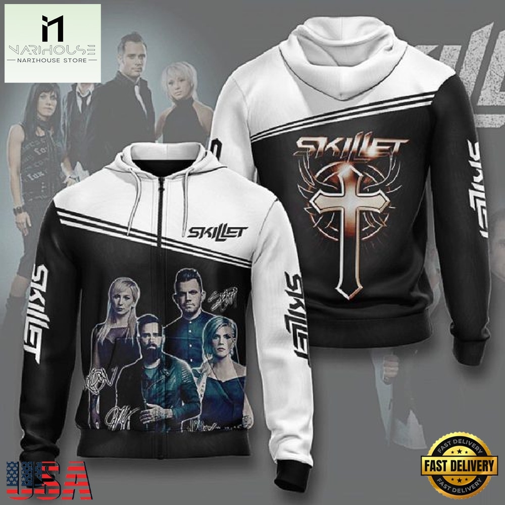 Skillet 48 Music Graphic Signed 3D Hoodie, Popular 3D Music Tee Skillet 48 Music Graphic Signed 3D Hoodie, Popular 3D Music Tee