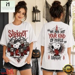 Slipknot Snoopy We Are Not Your Kind 3D Shirt , Music Fans 3D T Shirt Slipknot Snoopy WE Are Not Your Kind 3D Shirt