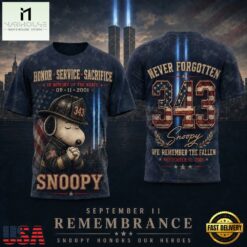 Snoopy 343 Tribute Twin Towers September 11 Remembrance 3D Shirt, Popular 3D Music Tee Snoopy 343 Tribute Twin Towers September 11 Remembrance 3D Shirt