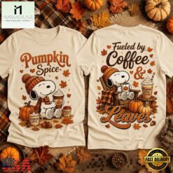 Snoopy Autumn Pumpkin Spice Fall Coffee 3D Shirt , Music Fans 3D T Shirt Snoopy Autumn Pumpkin Spice Fall Coffee 3D Shirt