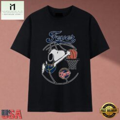 Snoopy Dunking Basketball Indiana Fever WNBA T Shirt , Music Fan 2D Shirt Snoopy Dunking Basketball Indiana Fever Wnba T Shirt