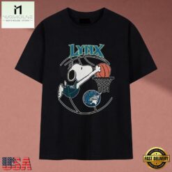 Snoopy Dunking Basketball Minnesota Lynx WNBA T Shirt, Music Fan 2D Shirt Snoopy Dunking Basketball Minnesota Lynx Wnba T Shirt