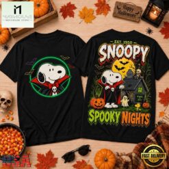 Snoopy Halloween Spooky Nights 3D Shirt , Music Fans 3D T Shirt Snoopy Halloween Spooky Nights 3D Shirt