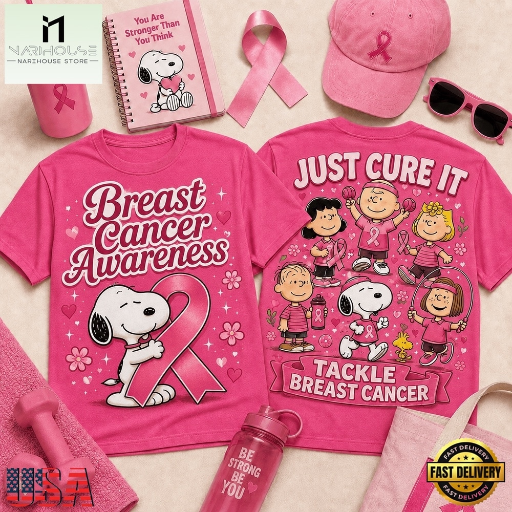 Snoopy Just Cure It Breast Cancer Awareness T Shirt, Popular 3D Music Tee Snoopy Just Cure It Breast Cancer Awareness T Shirt, Popular 3D Music Tee