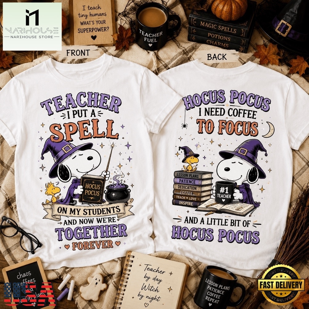 Snoopy Teacher by Day, Witch by Choice 3D Shirt , Popular 3D Music Tee Snoopy Teacher by Day, Witch by Choice 3D Shirt , Popular 3D Music Tee
